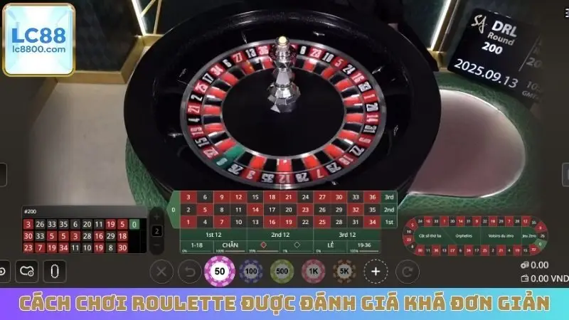 Cách chơi Roulette được đánh giá khá đơn giản